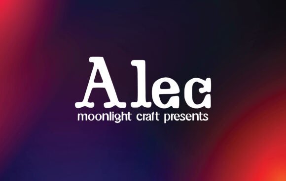 Alec: A Handwritten Font for Editorial Design