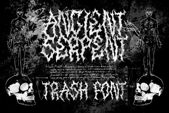 Ancient Serpent: A Chaotic Font for Bold Branding