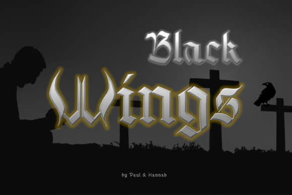 Black Wings Font for Professional Branding