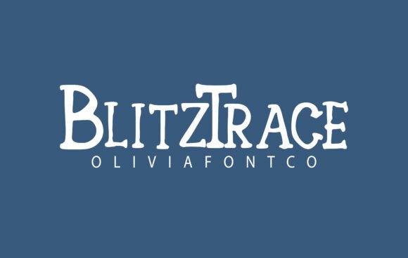 Blitztrace Font for Web Design