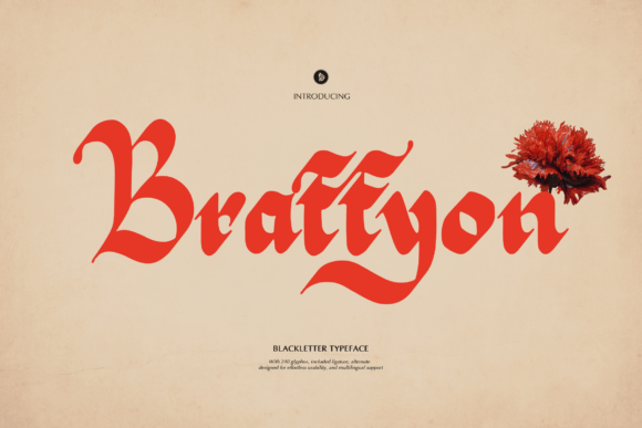 Braffyon: A Bold Blackletter Font