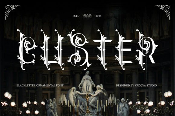 Clister: A Bold Blackletter Font