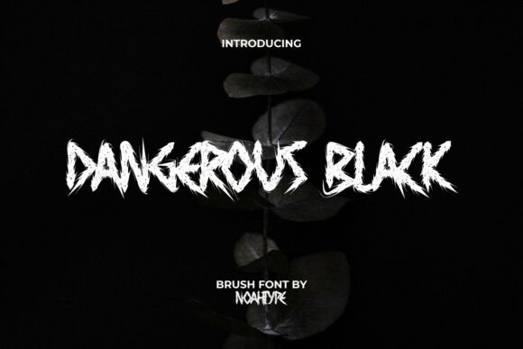 Dangerous Black Font for Bold Branding