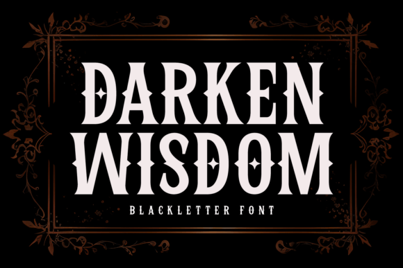 Darken Wisdom Font for Bold Campaigns