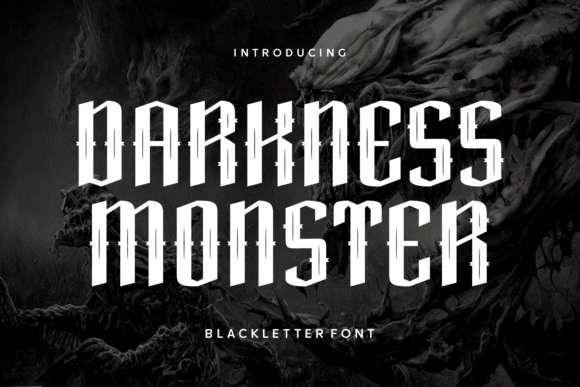 Darkness Monster Font for Bold Branding