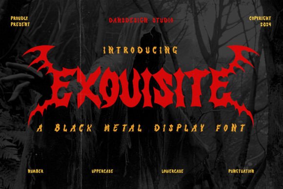 Exouisite: A Bold Blackletter for Designers