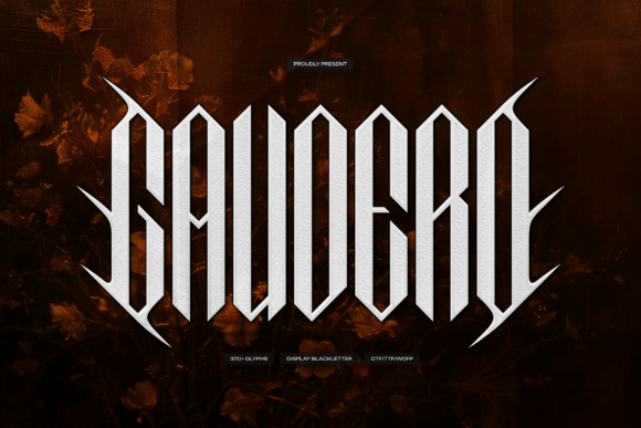 Gaudero: Bold Font for Strong Branding