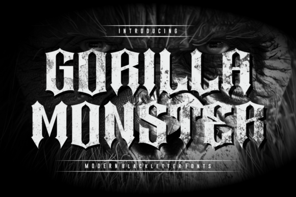 Gorilla Monster Font: Bold and Unapologetic