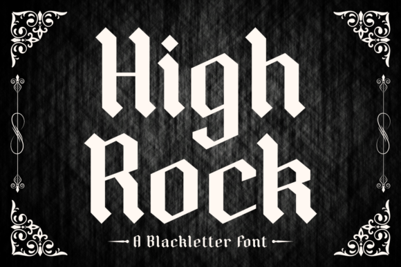 High Rock: A Bold Font for Timeless Design