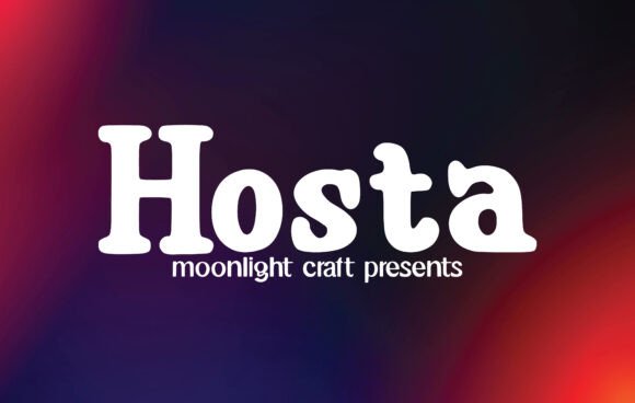 Hosta: A Handwritten Font for Creative Expression