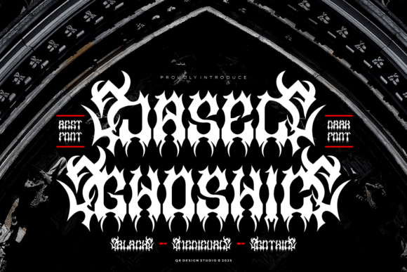 Jasel Ghoshic: Bold Blackletter for Creative Projects