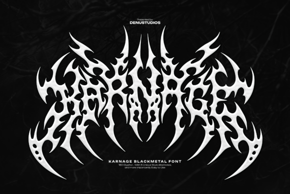 Karnage: A Bold Font for Business Branding