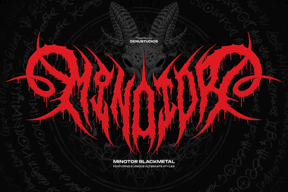 Minotor: A Bold Blackletter Font