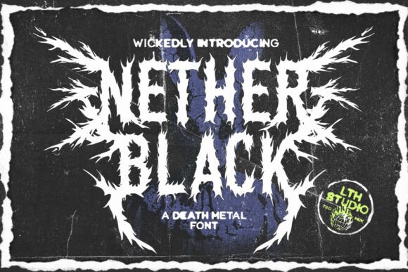 Nether Black Font for Bold Branding