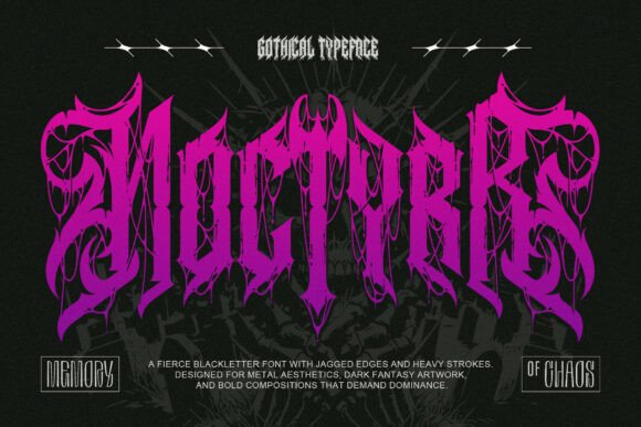 Noctyrr: A Bold Font for Business