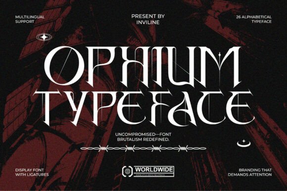 Ophium: A Bold Font for Business Branding