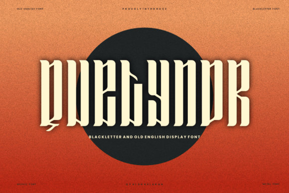 Quetynor Font for Editorial Design
