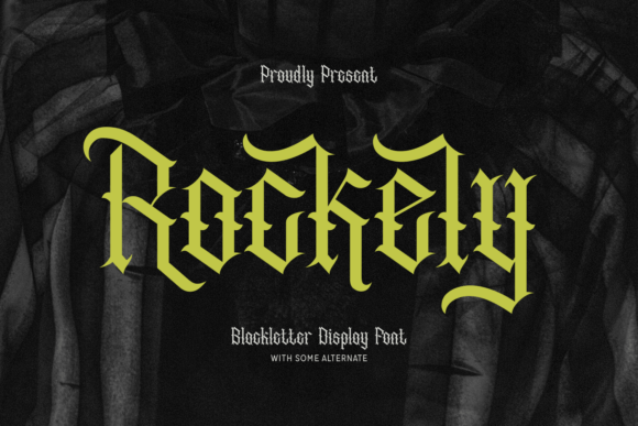 Rockely: A Bold Blackletter Font for Web Design