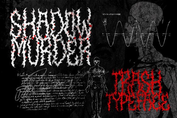 Shadow Murder: A Bold Typeface for Extreme Design