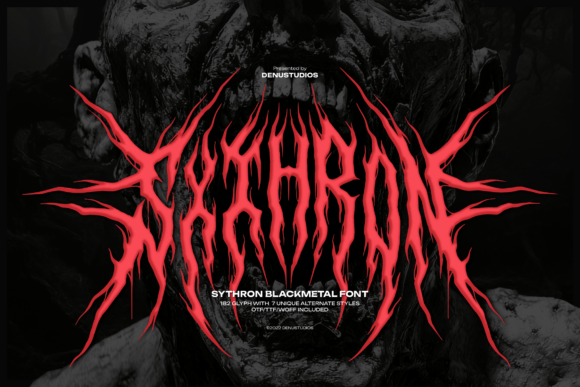 Sythorn: A Bold Blackletter Font for Crafters