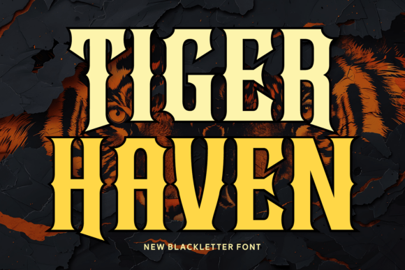 Tiger Haven: A Bold Typeface for Impactful Design