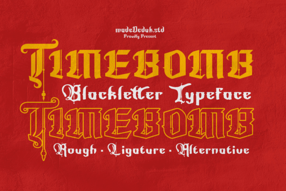 Timebomb Font for Creative Projects
