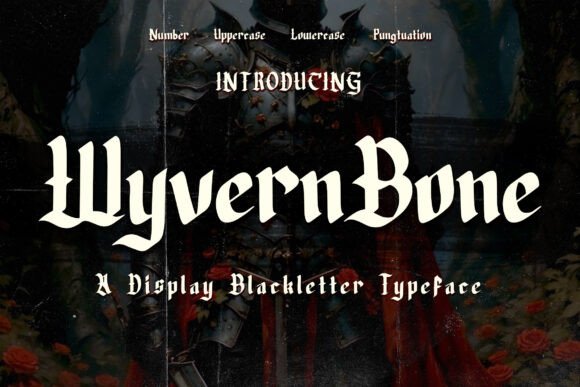 Wyvern Bone Font for Web Design