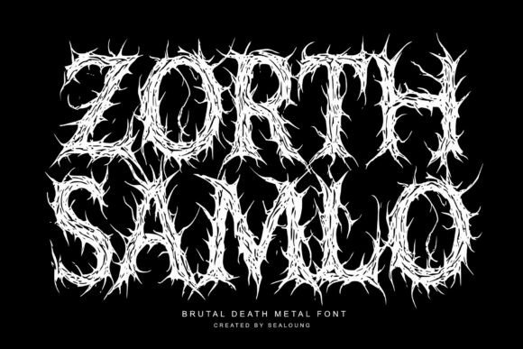 Zorth Samlo: A Brutal Typeface for Bold Design